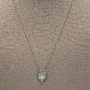 Jude Frances 14kt White Gold & Topaz Necklace